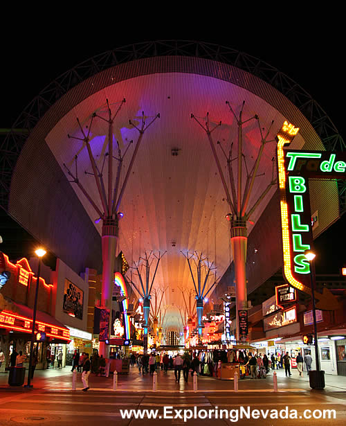Photographs of Fremont Street in Las Vegas : Southern End of Fremont ...